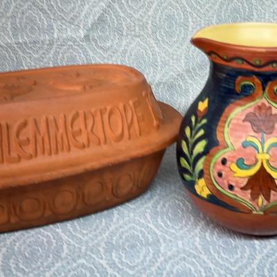 Vintage Scheurich-Keramik Schlemmertopf Clay Baker/Roaster