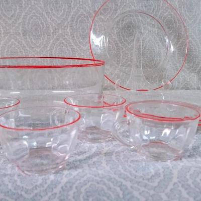 Vintage French Duralex Glass Collection 