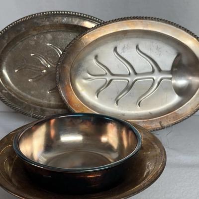 Silver Plated Serving Trays