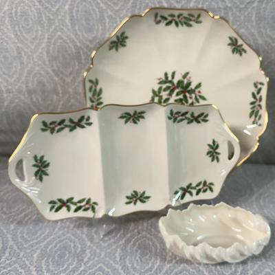 Lenox Christmas Platters