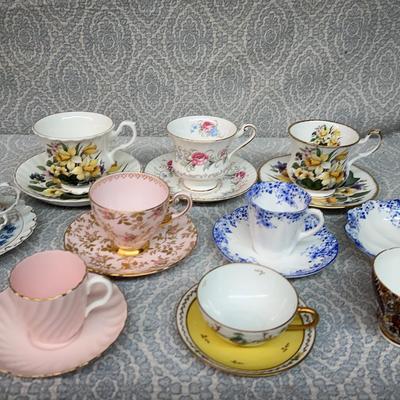 Vintage Fine Bone China Tea Cups