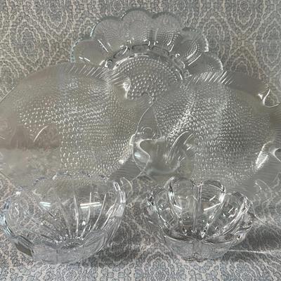 Mikasa Crystal Candy Dish