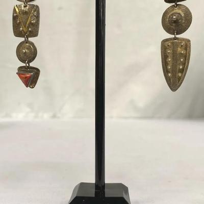 Signed Tabra Sterling Silver Earrings