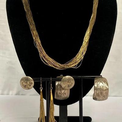 Liquid 30 Strand Sterling Silver Necklace