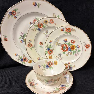 Theodore Haviland Limoges China Set 86 Pc “Peonies”
