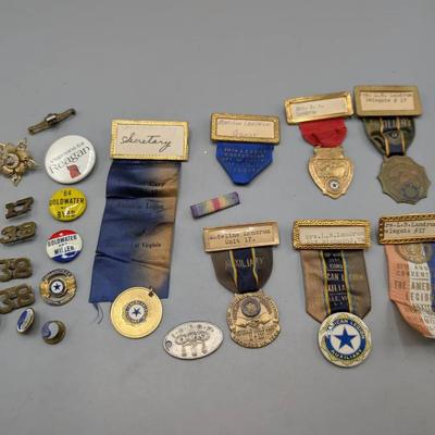 American Legion & Other Pins And Ribbons 
