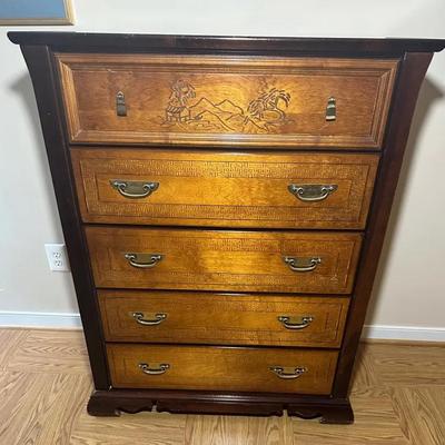 Birch Asian Inspired Chest Of Drawers