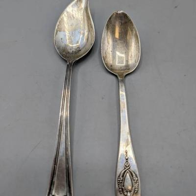 2 Sterling Silver Spoons