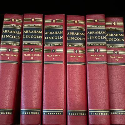 Carl Sandburg Abraham Lincoln-Prairie Years I & II, War Years I-IV
