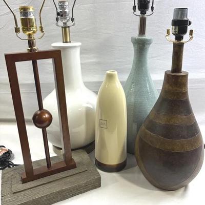 Four Table Lamps-Various Styles