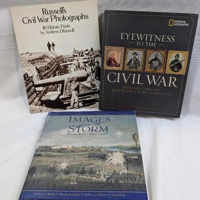 3 Civil War Books...1 Signed