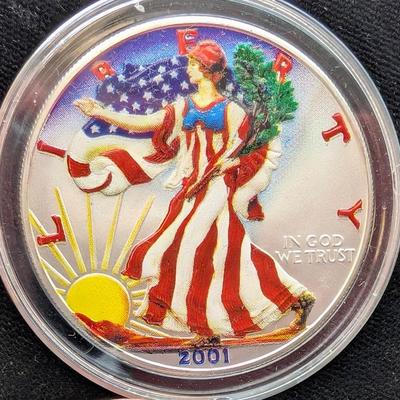 Colorized 2001 Silver Eagle