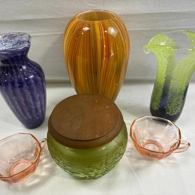 Collection Of Colored Glass