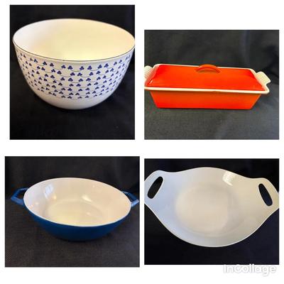 Le Cruset, Copco 3,  Enamel Bakeware 