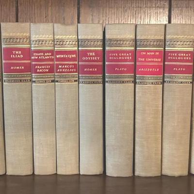 Vintage Classic Club Books Set Of 15