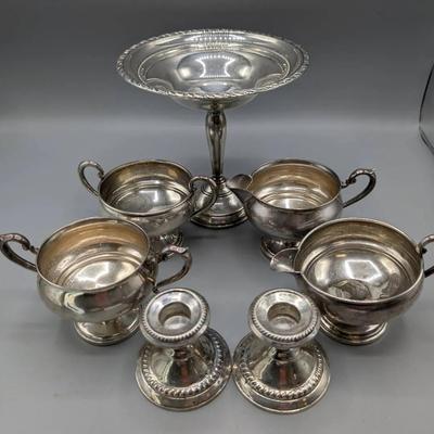 Group Of Weighted Sterling Silver 