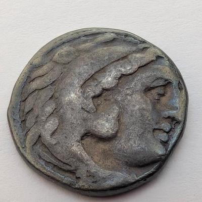 Alexander III (336-323 BCE) Macedonian Silver Drachm