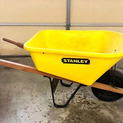 Stanley Poly Vinyl One Wheel Wheelbarrow