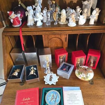 Christmas Angels & Ornaments: Goebel, P Buckley Moss, Gorham