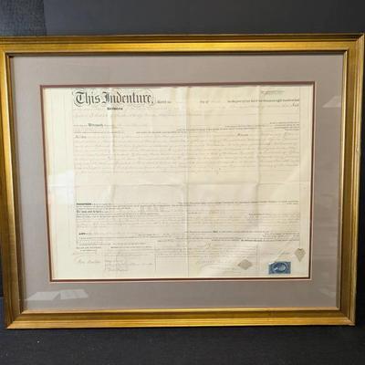 1866 Philadelphia Land Indenture 