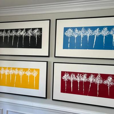 Abstract Series On Canvas - Signed 