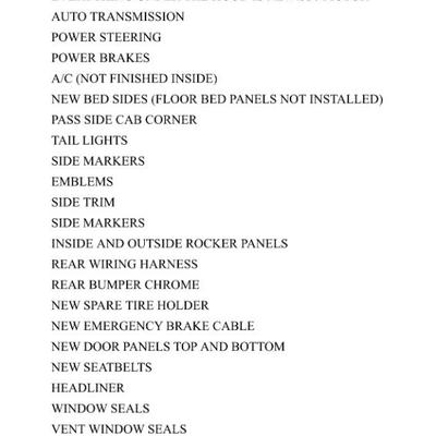 Sale Photo Thumbnail #54: INFORMATION ON THE GMC TRUCK