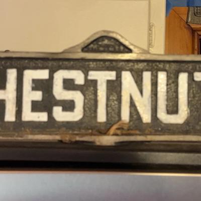 Old Metal Street Sign From Nazareth