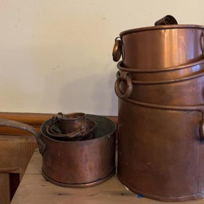 Antique Copper Pots
