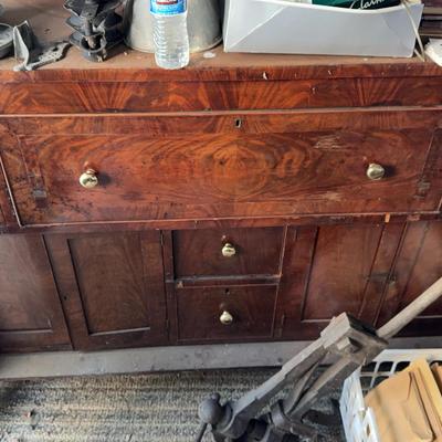 Antique Wooden Butler’s Desk