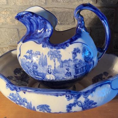 Antique Bowl & Pitcher