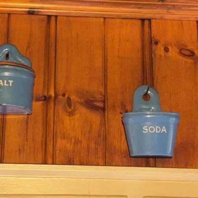 Blue Enamelware Pieces