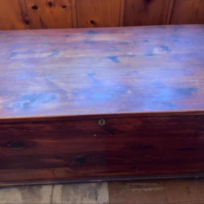 Antique Wooden Cedar Chest