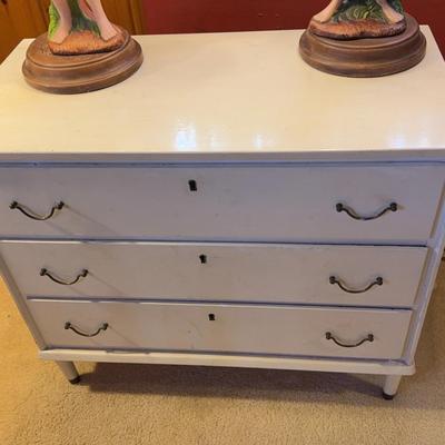 Antique White Small Dresser