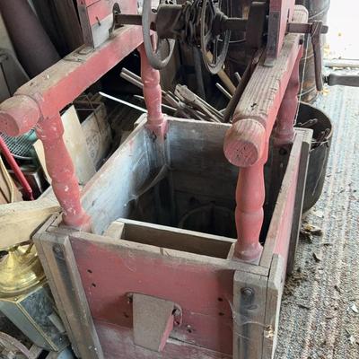 Antique Water Well With Bucket