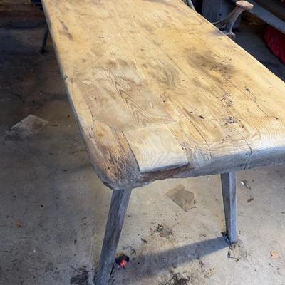 Antique Wood Long Table