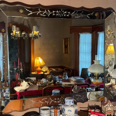 Antique Large Mirror