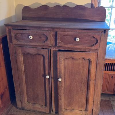 Antique Jelly Cabinet Needs Work
