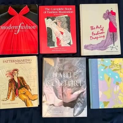 Vintage & Classic Fashion Design Book Collection – Illustration, Patternmaking, Draping & Haute