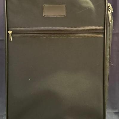Black Travel Garment Bag / Suit Carrier with Handles & Zippered Pockets