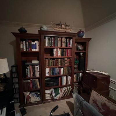 Bookcase & books