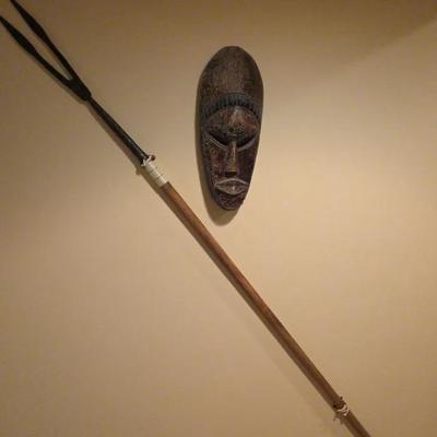 African Spear And Mask 