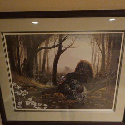 Native American Hunting Turkey By Rj McDonald 