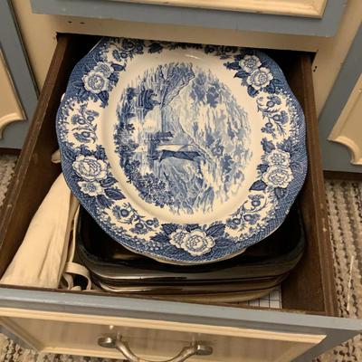 Vintage Platters, Casserole Dishes