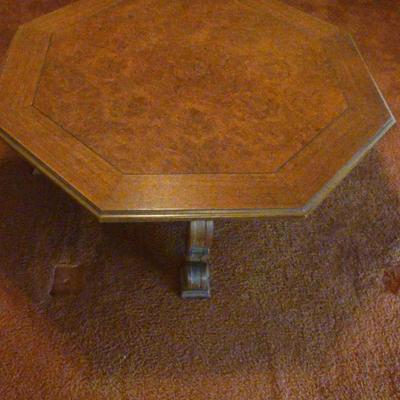 Vintage Octagon Coffee Table 