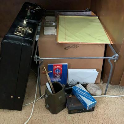 Briefcase, File Jackets, Misc Office Supplies