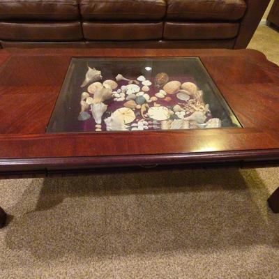 Coffee Table With Shells