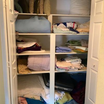 Blankets, Pillows, Sheets, Fabric, Luggage, Towels