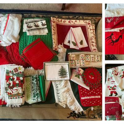 Vintage Christmas Linens