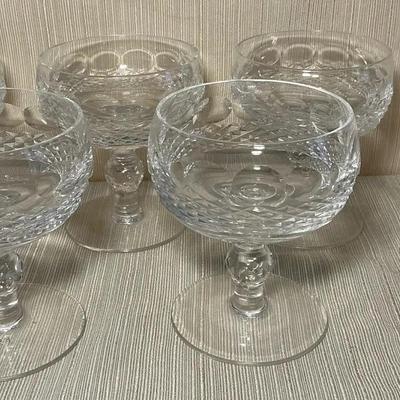 Waterford Crystal Colleen Champagne & Cordial Glasses