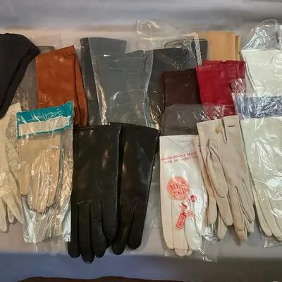 Vintage Soft Leather Gloves